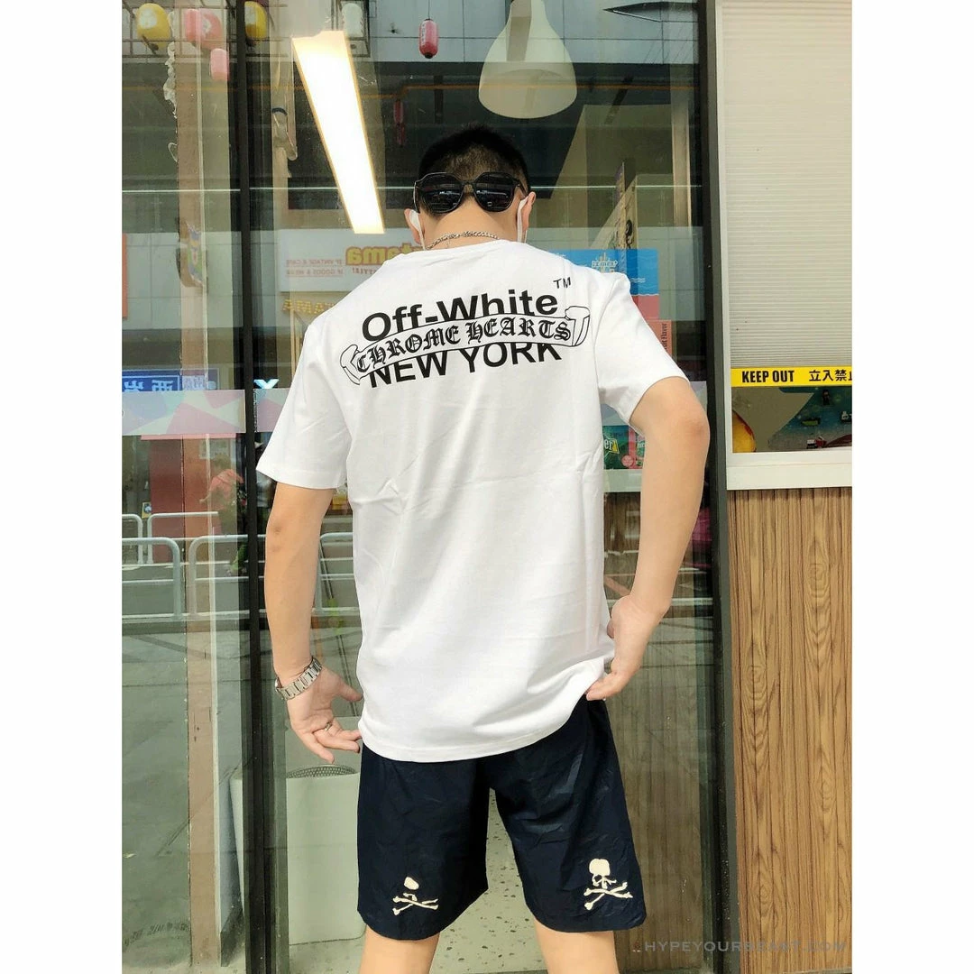 T-Shirts OFF-WHITE Chrome Hearts Tee Shirt ‘WHITE’
