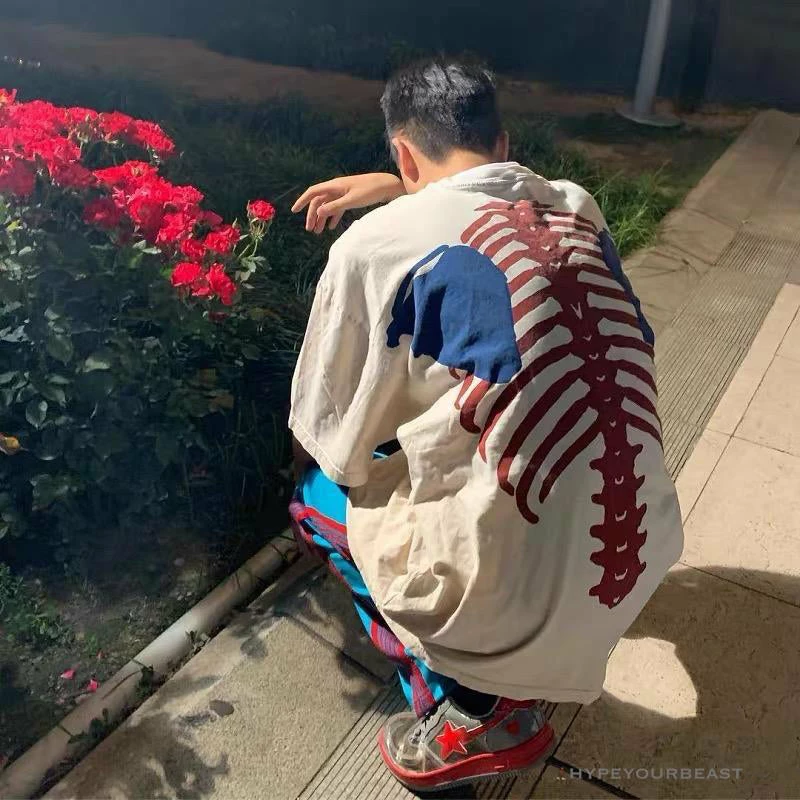 OFF-WHITE Loose X Oversized Chest Tee Shirt ‘WHITE’