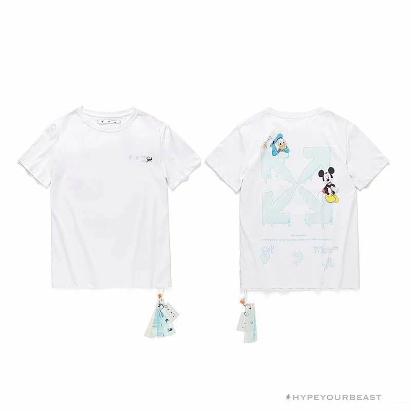 OFF-WHITE Mickey Limited Arrow Tee Shirt ‘WHITE’