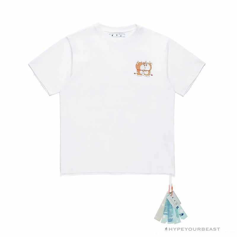 OFF-WHITE Year Of The Ox Doraemon Arrow Tee Shirt ‘WHITE’