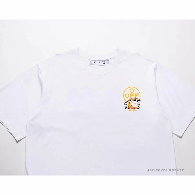 T-Shirts OFF-WHITE Hawaiian Cow Arrow Tee Shirt “WHITE’