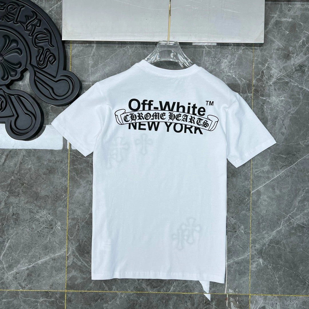 T-Shirts OFF-WHITE Chrome Hearts Tee Shirt ‘WHITE’