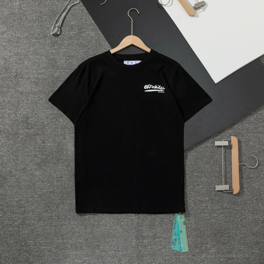 T-Shirts OFF-WHITE Tropical Landscape Tee Shirt ‘BLACK’