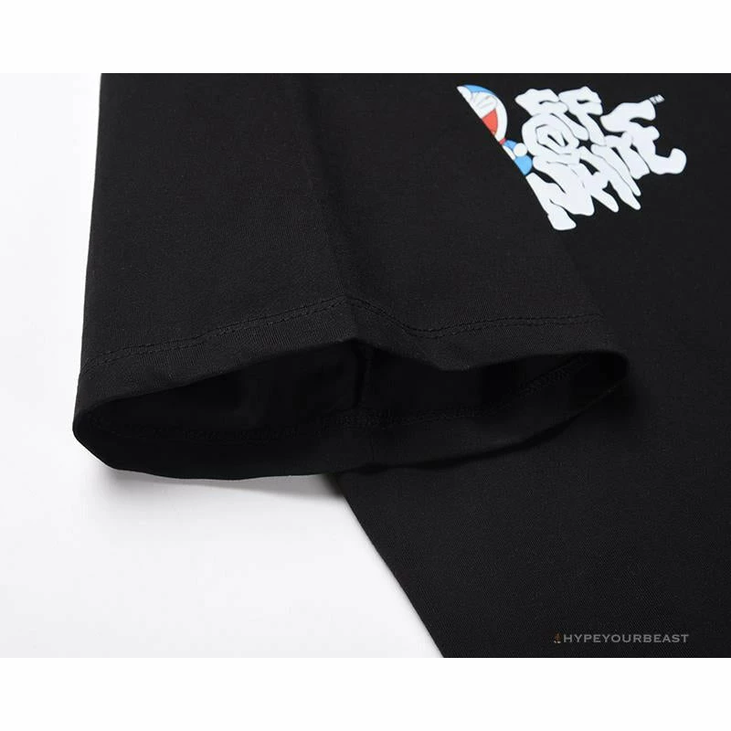 OFF-WHITE Graffiti Letter Doraemon Tee Shirt ‘ BLACK’ T-Shirts