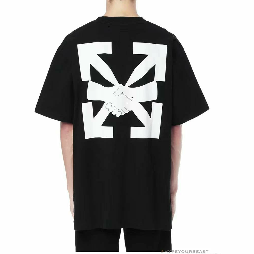 T-Shirts OFF-WHITE Hand Shake Tee Shirt ‘BLACK’