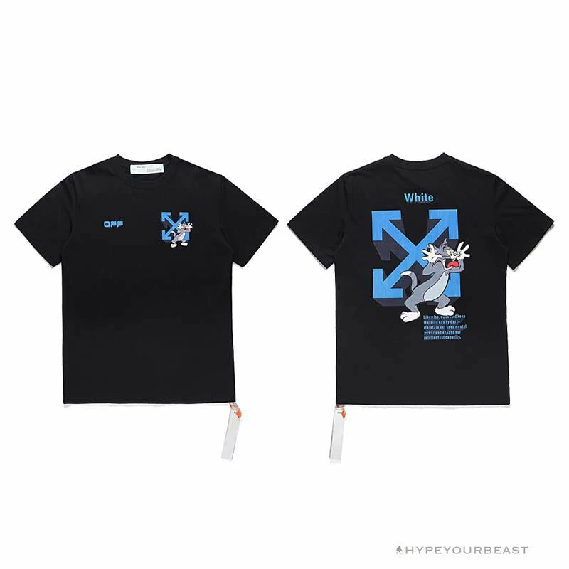 OFF-WHITE Tom And Jerry Loose Tee Shirt ‘BLACK’ T-Shirts