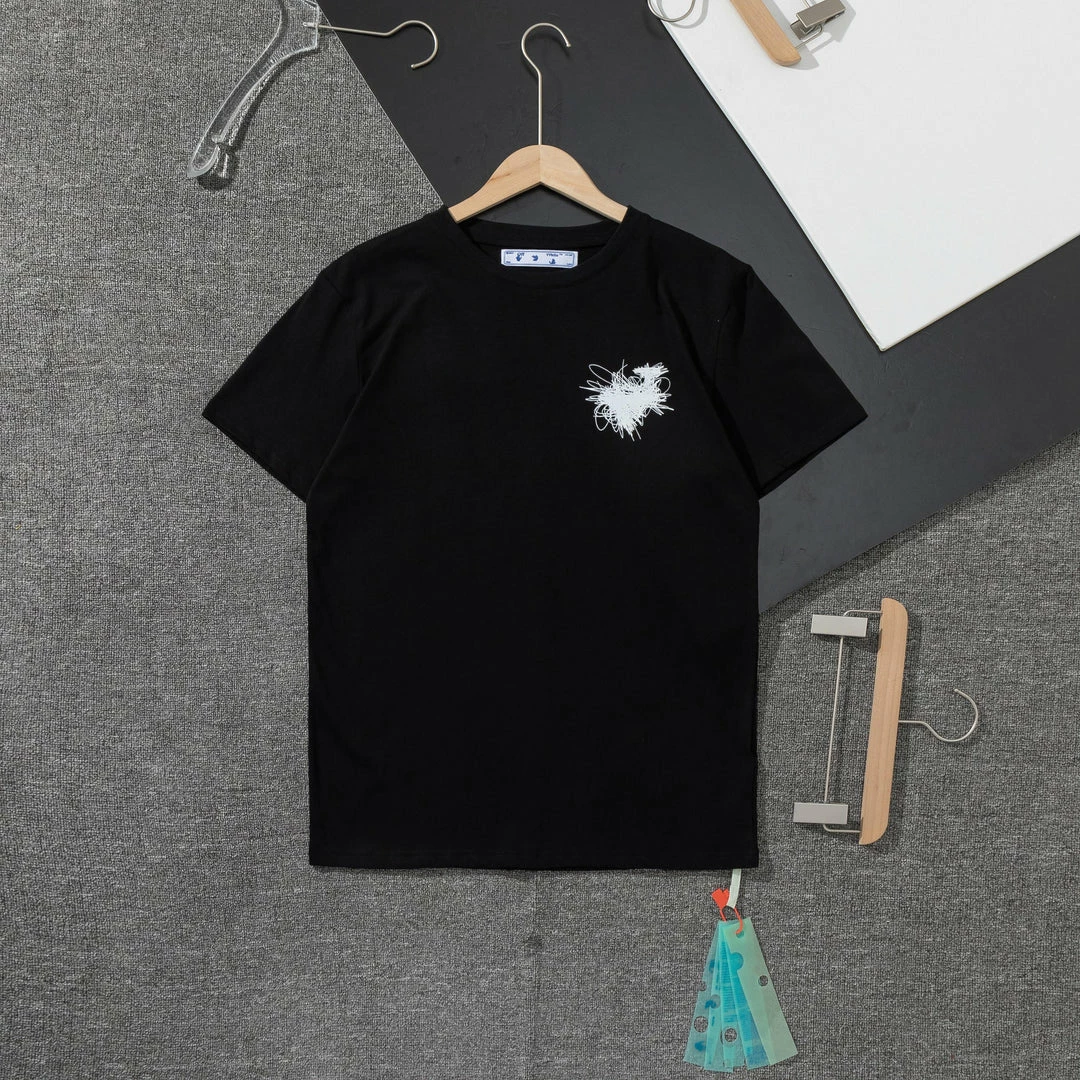 OFF-WHITE Ballpoint Pen Depicting Pattern Tee Shirt ‘BLACK’