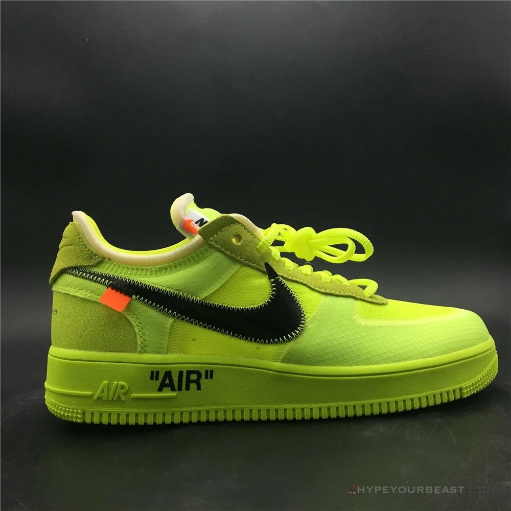 Off-White X Nike Air Force 1 Low “Volt”