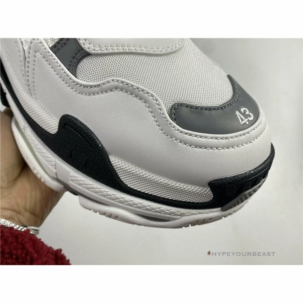 bcg triple s white / black Ba*len*cia*ga triple s