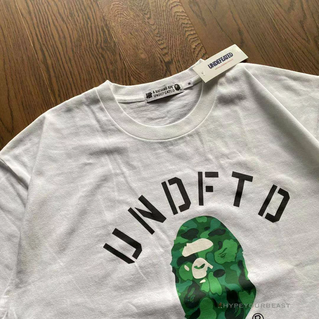 UNDFTD X Bape Tee Shirt White Clothes