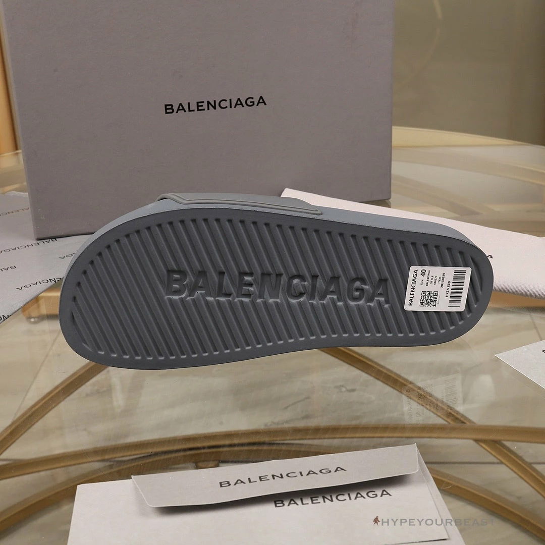 hypeyourbeast Ba*len*cia*ga slides bcg slides grey