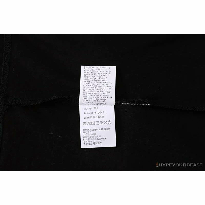BAPE Baby Milo Color Letter Monkey Tee Shirt ‘BLACK’