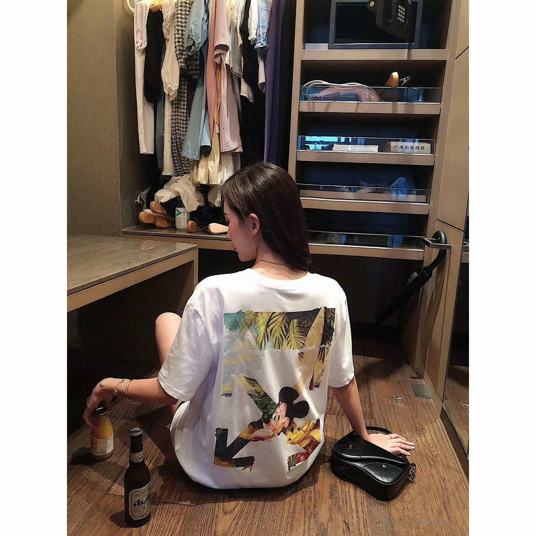 T-Shirts OFF-WHITE Disney Spring X Summer Mickey With Pluto Tee Shirt ‘WHITE’