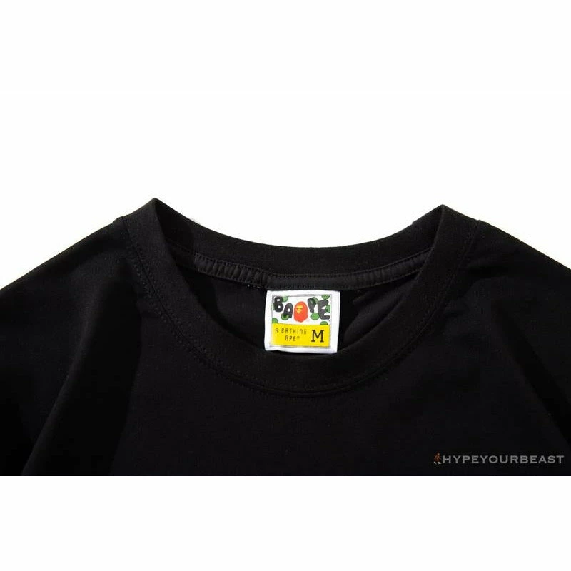 BAPE Shark Head PONR Tee Shirt ‘BLACK’ Clothes