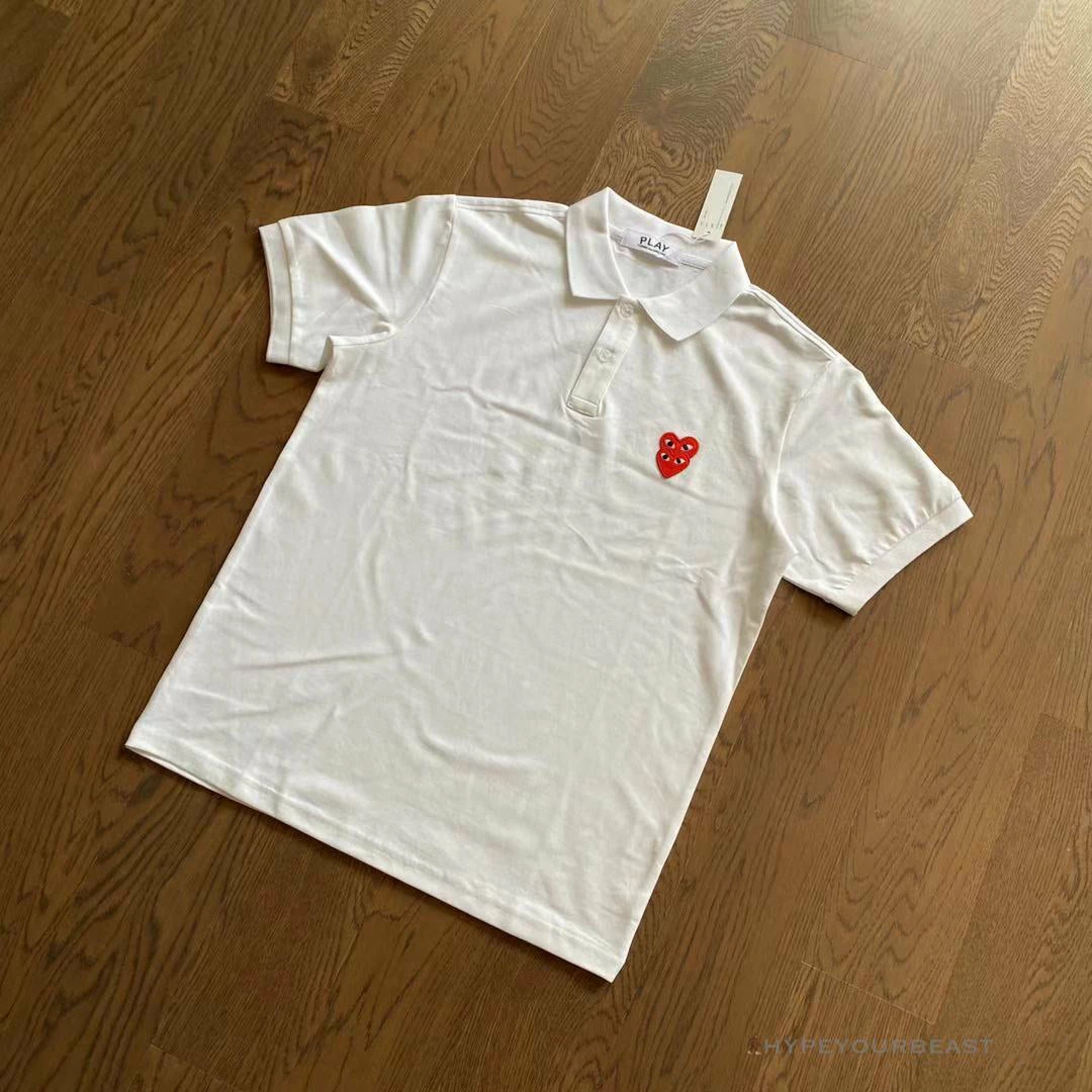 Shirts CDG Polo Shirt White