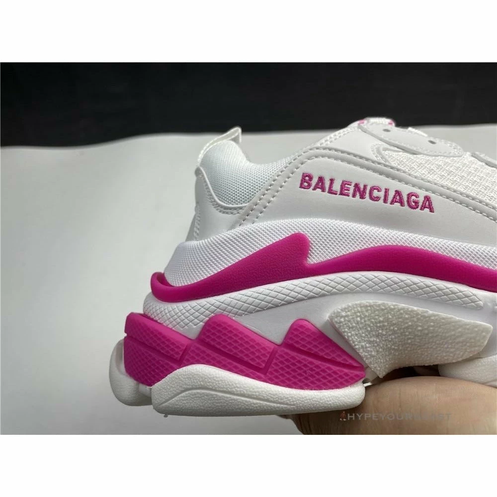 hypeyourbeast Ba*len*cia*ga triple s bcg triple s white pink