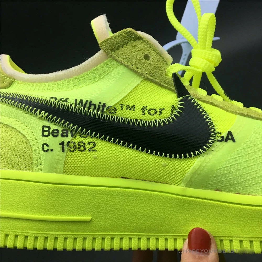Off-White X Nike Air Force 1 Low “Volt”