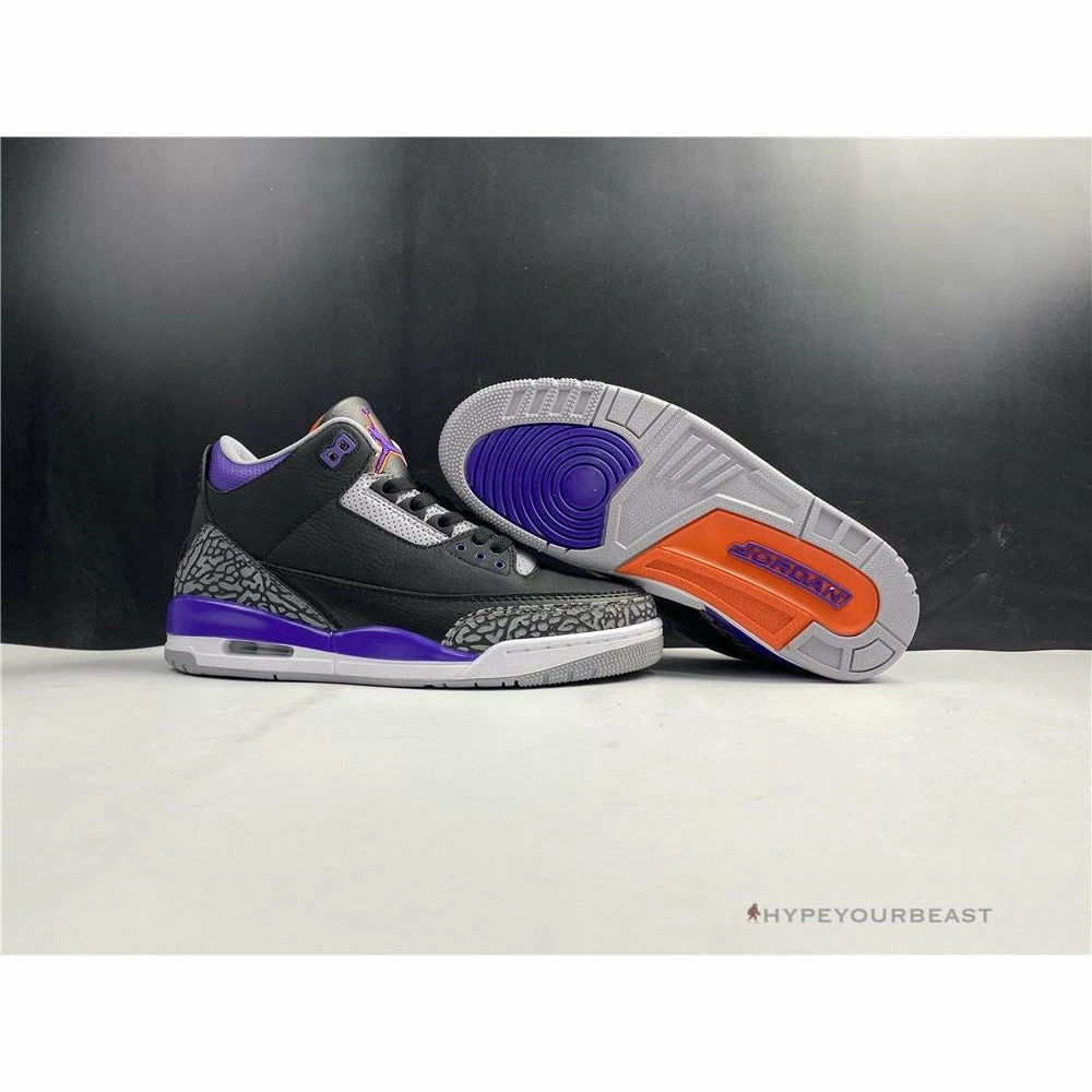 Air Jordan 3 ‘Court Purple Black Cement’