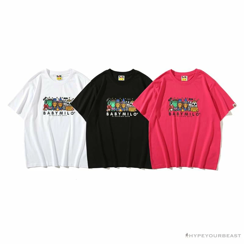 BAPE Baby Milo Halloween Tee Shirt ‘WHITE’ Clothes