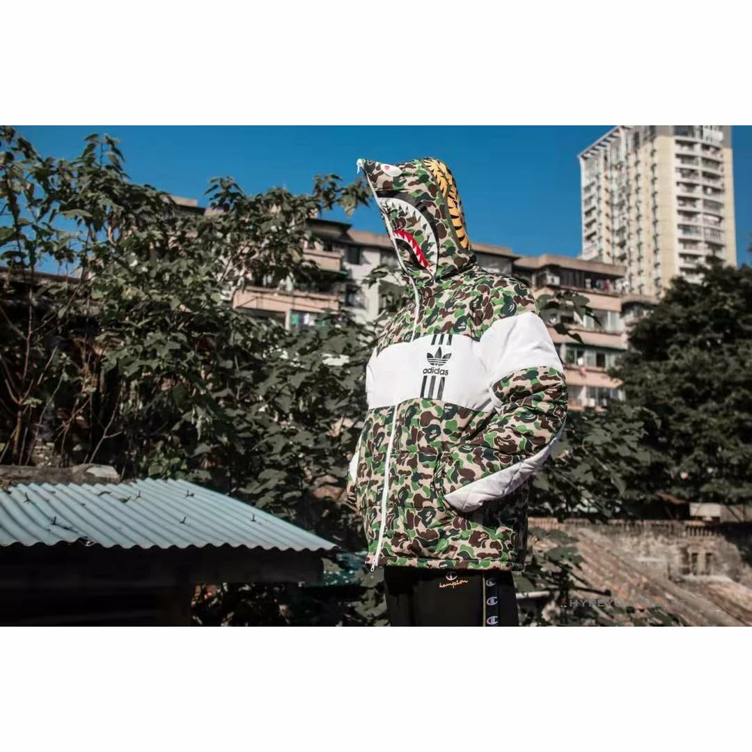 hypeyourbeast Ad*s x bape camo jacket