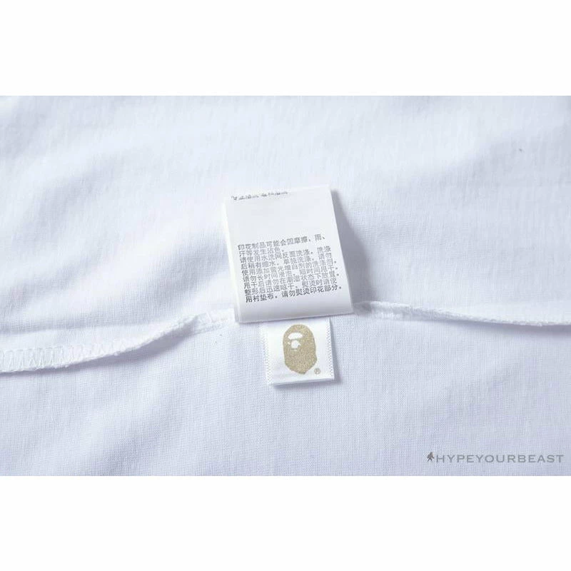 BAPE Readymade Small Bee Camouflage Letter Tee Shirt ‘BLUE’