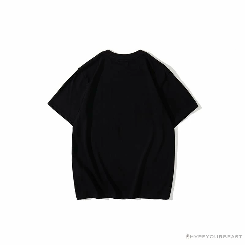 BAPE Baby Milo Color Letter Monkey Tee Shirt ‘BLACK’