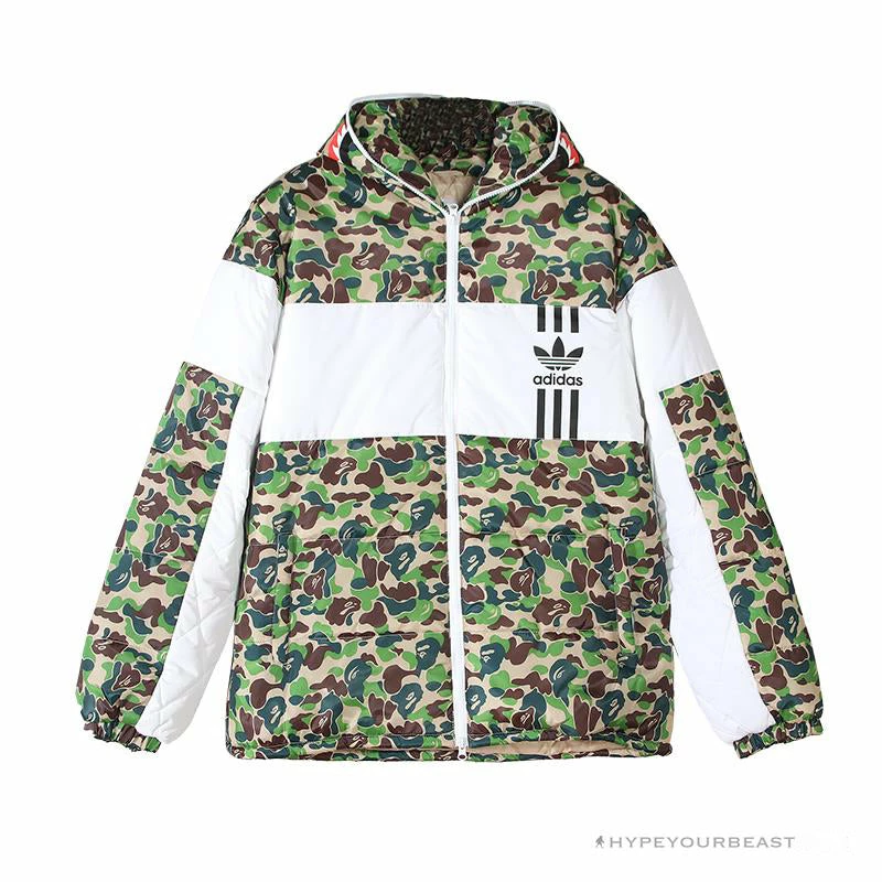 hypeyourbeast Ad*s x bape camo jacket