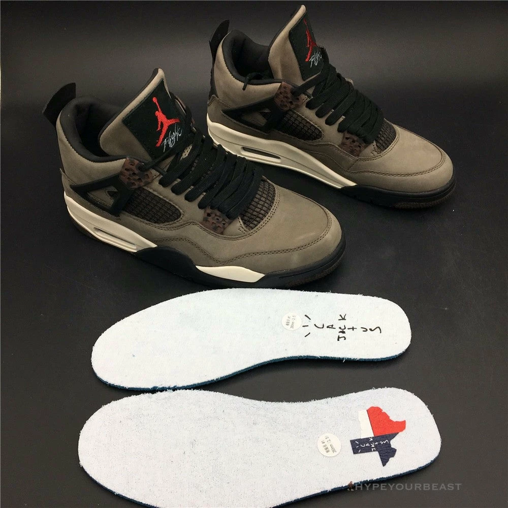 Travis Scott X Air Jordan 4 Dark Mocha