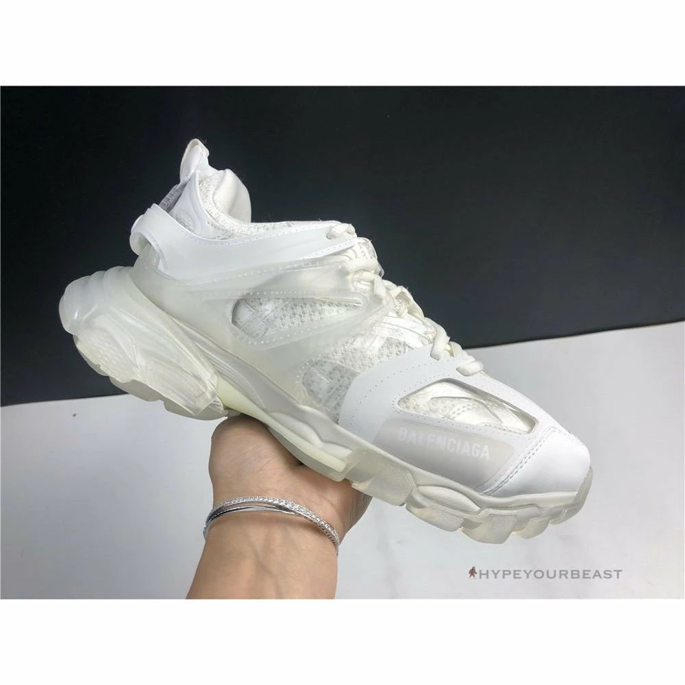 Ba*len*cia*ga track sneakers 3.0 white rubber sole