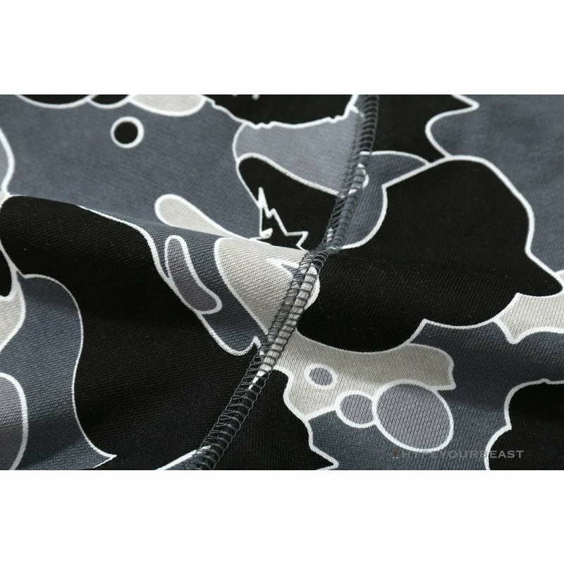 BAPE Shark Head STA Star Camouflage Hoodie ‘BLACK’