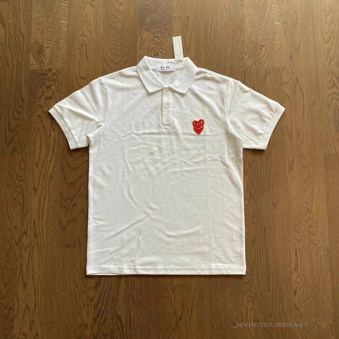 Shirts CDG Polo Shirt White