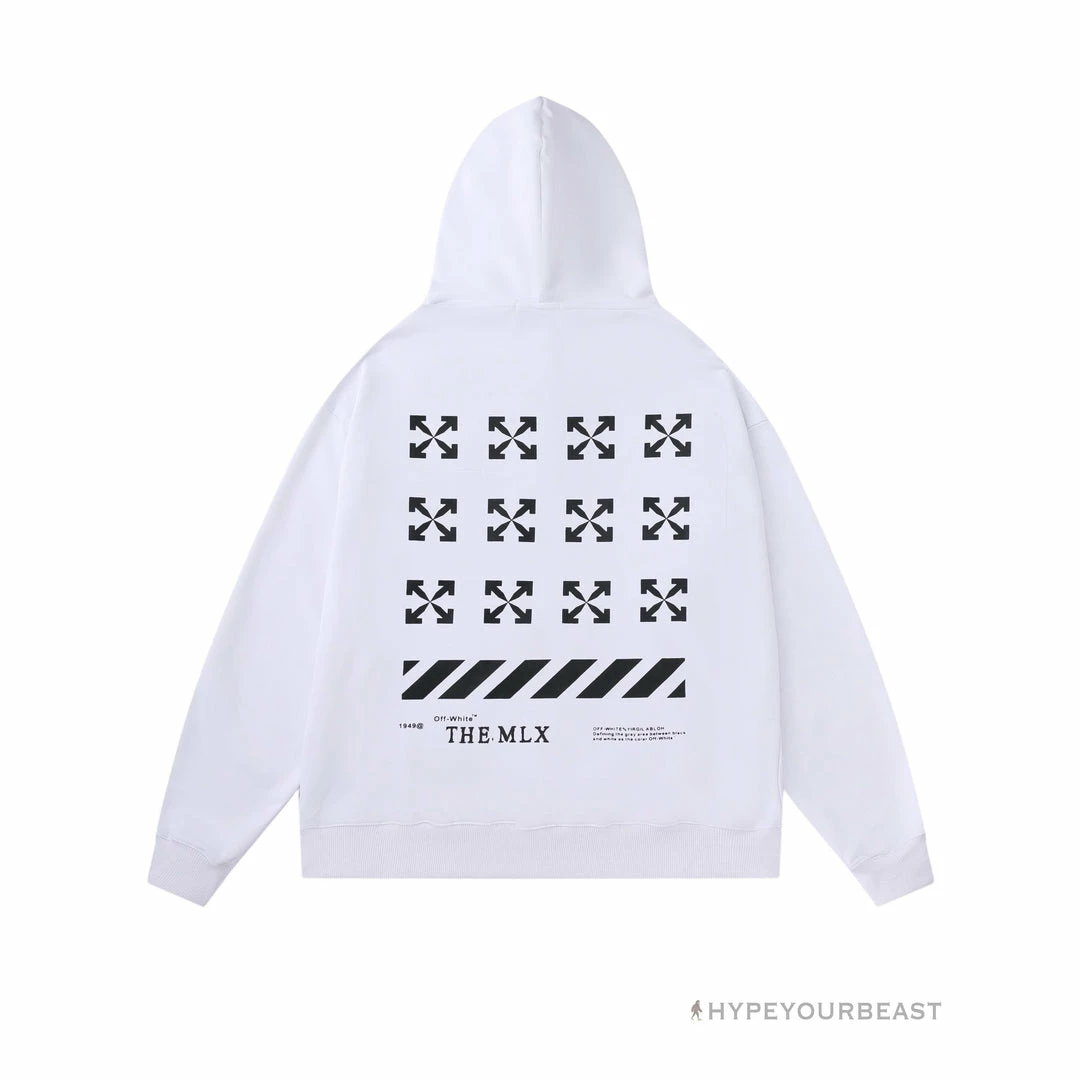 HypeYourBeast Off White Hoodie Flamingo – White Hoodies & Jackets