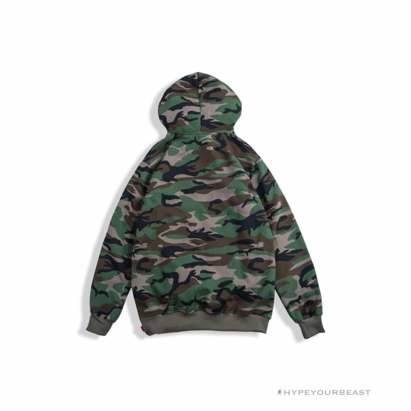 hypeyourbeast S*p*e camo hoodie army camouflage hoodies & jackets