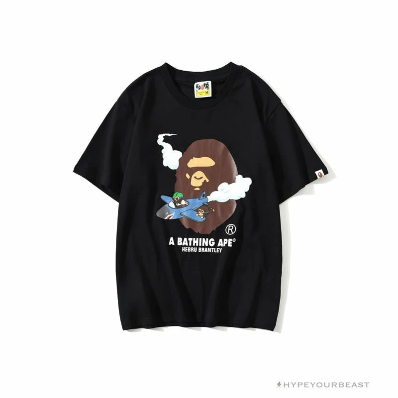 Clothes BAPE Co-Branded Fly Boy Tee Shirt ‘BLACK’