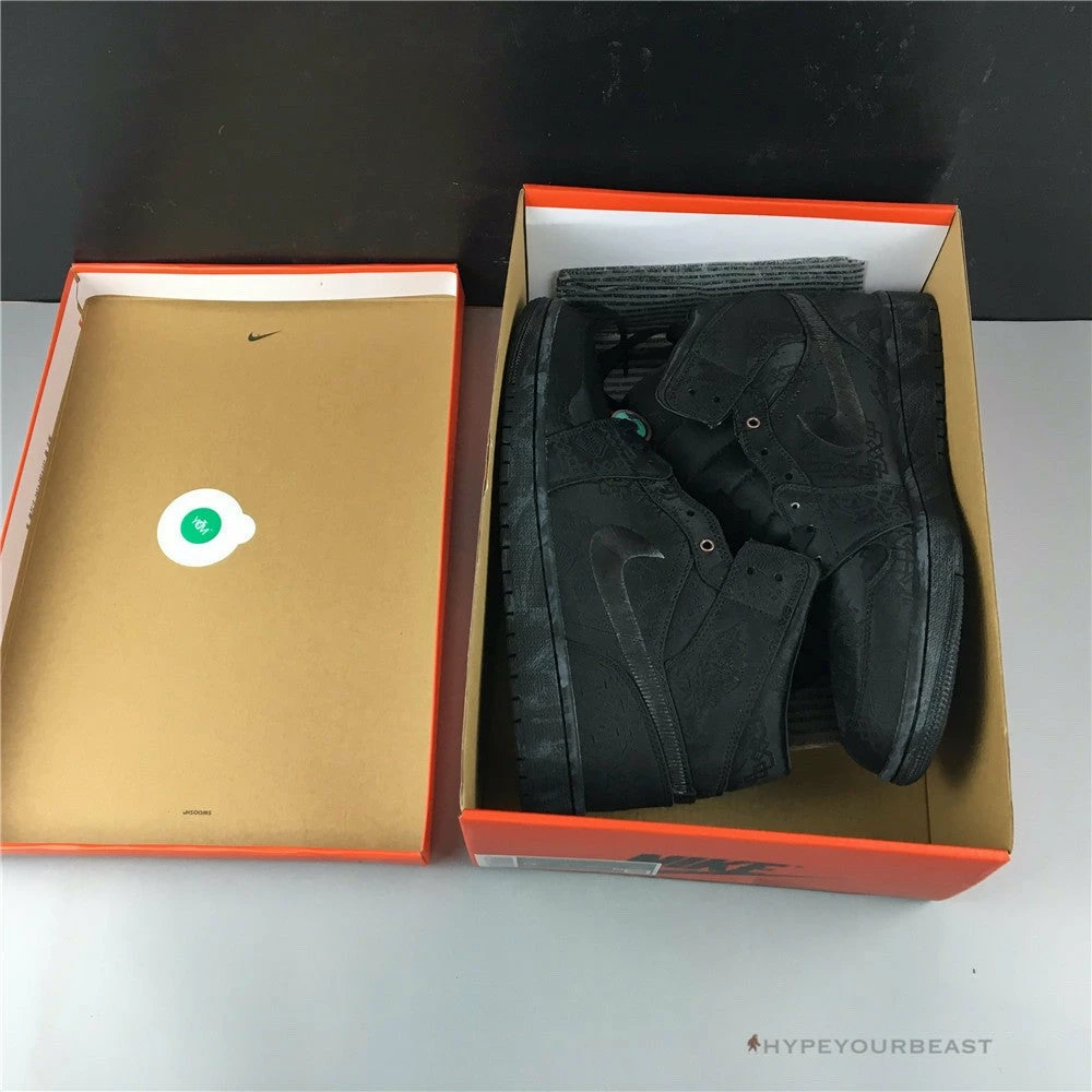 Air Jordan 1 Mid X CLOT ‘Black’