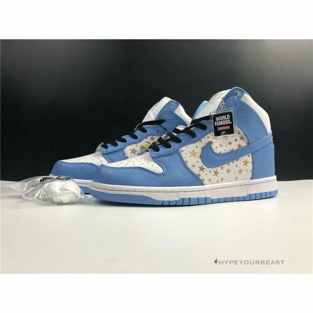 nike dunk high pro sb S*p*e blue stars