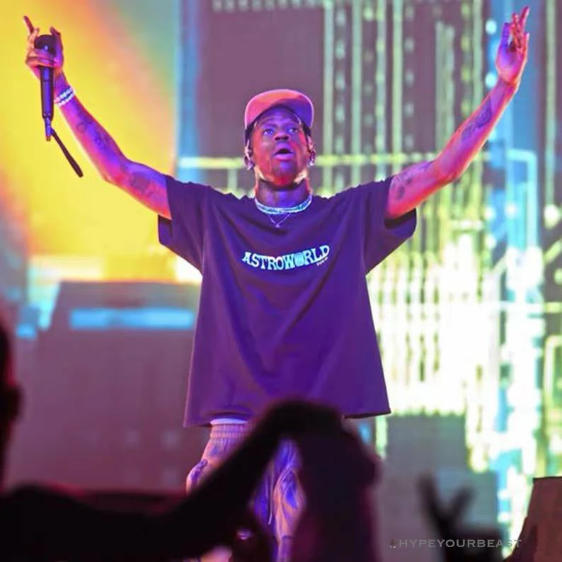 OFF-WHITE Travis Scott Cactus Jack Astroworld Tee Shirt ‘BLACK’