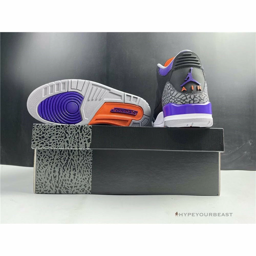 Air Jordan 3 ‘Court Purple Black Cement’