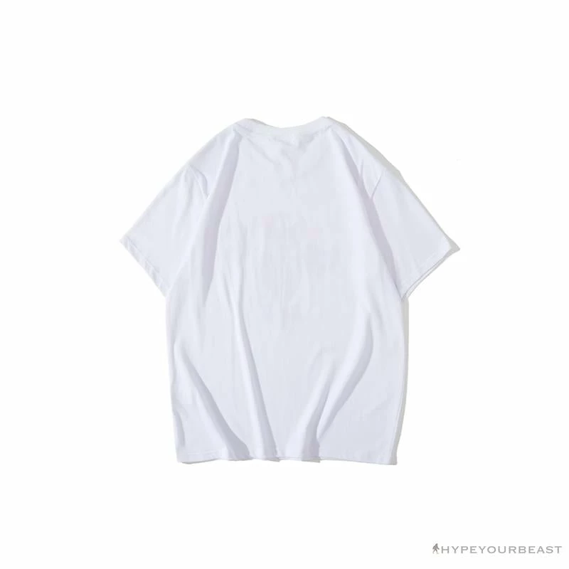 BAPE Baby Milo Color Letter Monkey Tee Shirt ‘WHITE’ Clothes