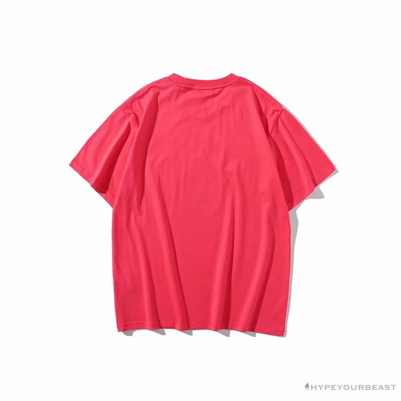 BAPE Little Ape Head Colorful Classic Tee Shirt ‘PINK’ Clothes