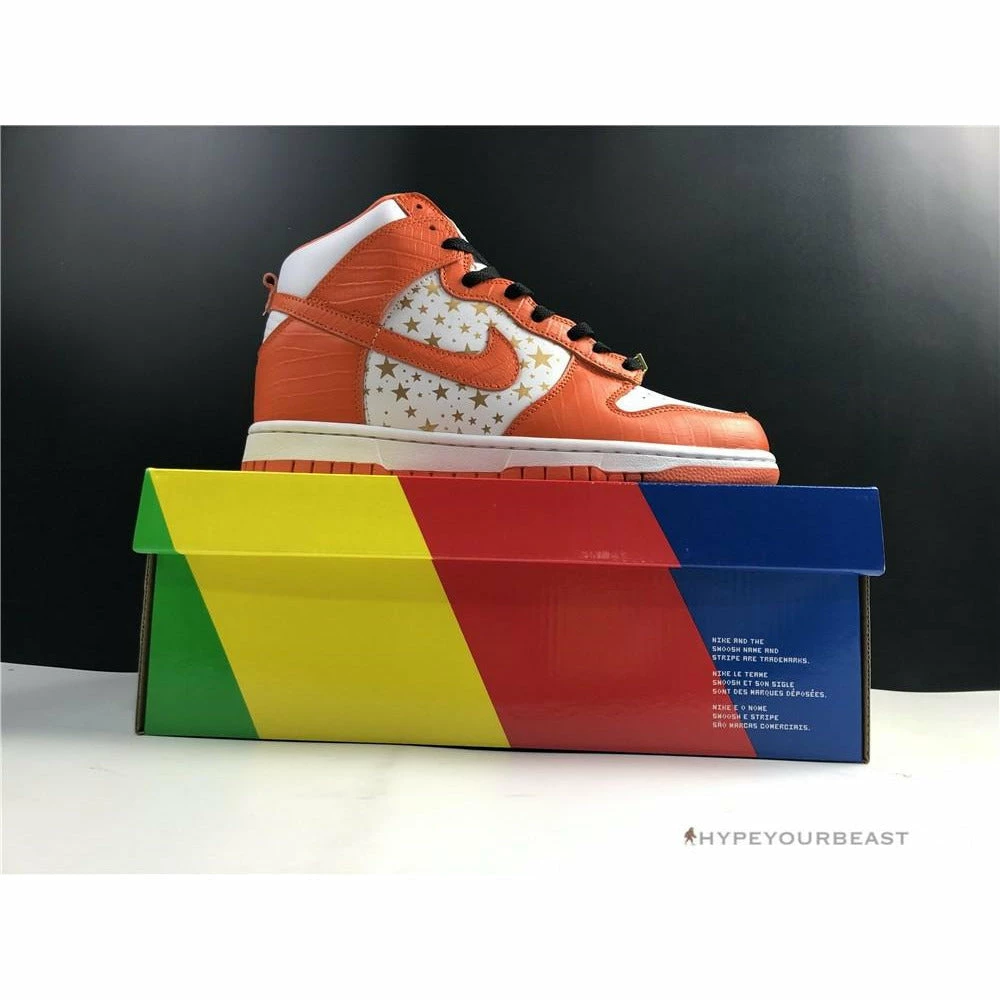 nike sb dunk high S*p*e orange blaze