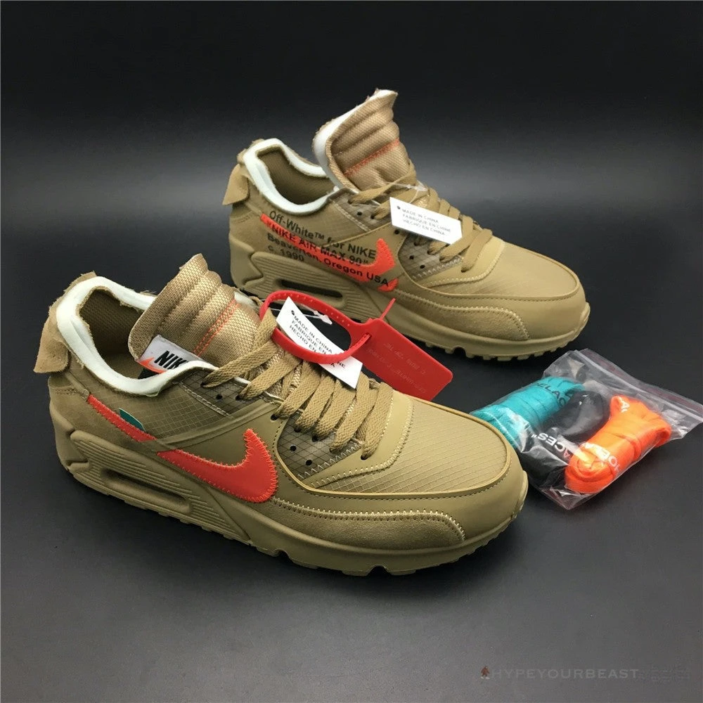 Off White X Nike Air Max 90 “Desert Ore”