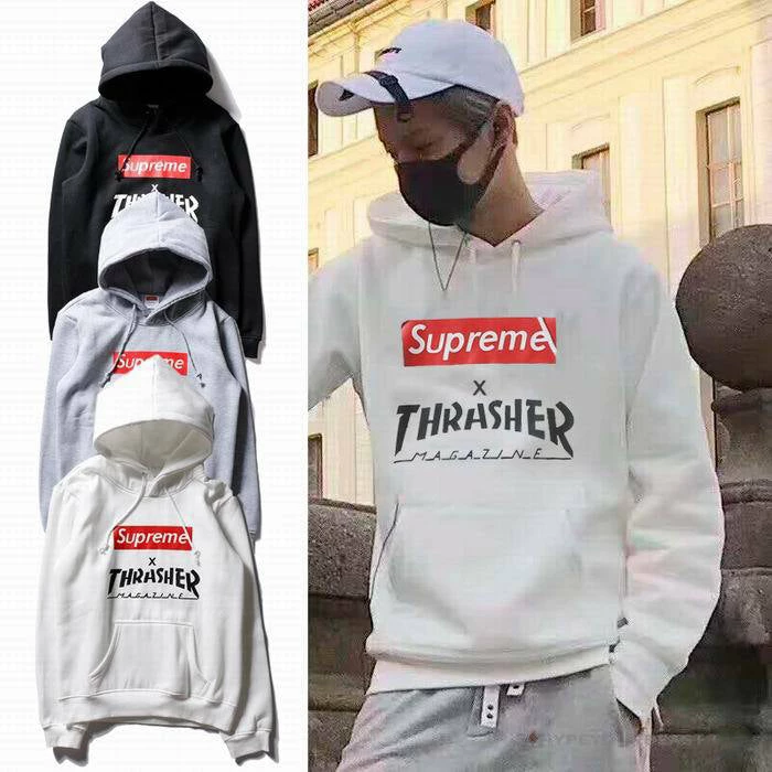 hoodies & jackets S*p*e x thrasher hoodie grey