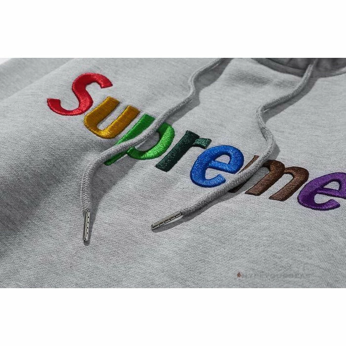 S*p*e hoodie rainbow logo