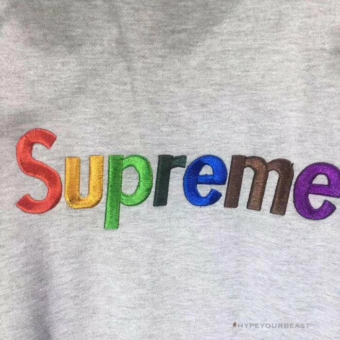 S*p*e hoodie rainbow logo