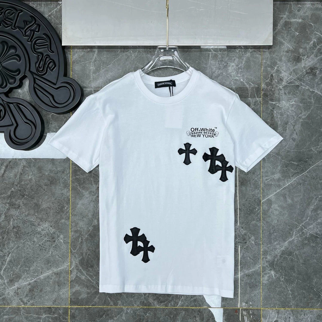 T-Shirts OFF-WHITE Chrome Hearts Tee Shirt ‘WHITE’