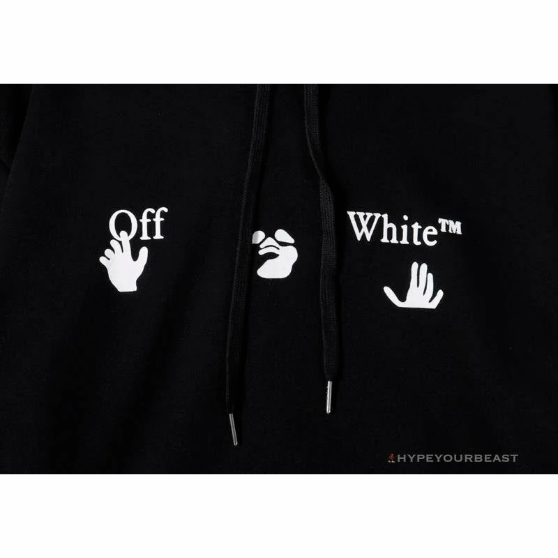 Hoodies & Jackets OFF-WHITE Green Arrow Hoodie ‘BLACK’