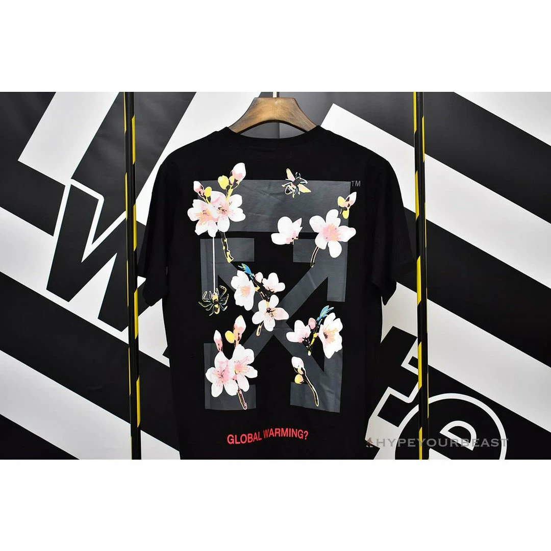 OFF-WHITE Sakura Tee Shirt ‘BLACK’ T-Shirts