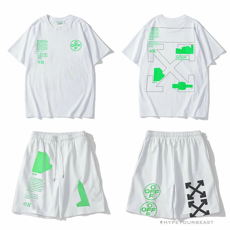OFF-WHITE Golden Ratio Shorts ‘WHITE’
