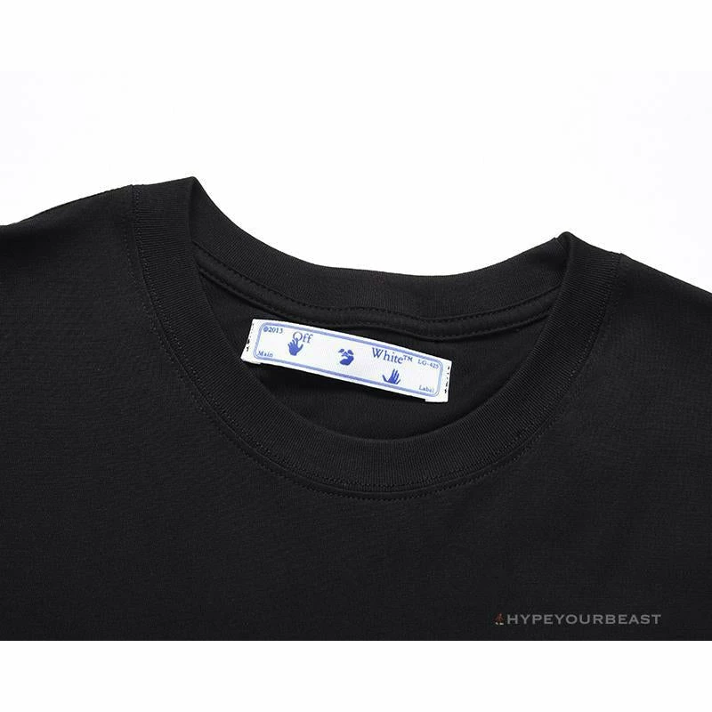 OFF-WHITE Dimensional Arrow Angry Calf Tee Shirt ‘BLACK’